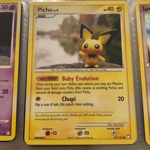 pichu 2007 pokemon card